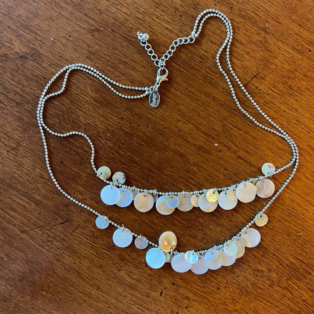 Mother of Pearl necklace.